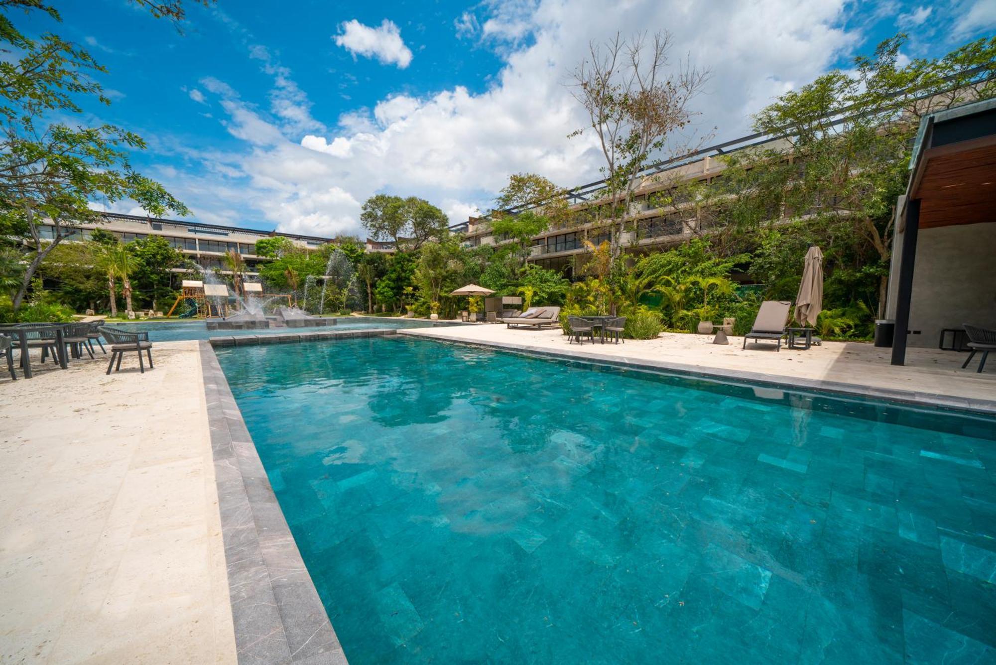Ferienhaus Luxury 2 Bedroom - Infinity Pool At Awa Residences In Playacar, Awa 107 Playa del Carmen