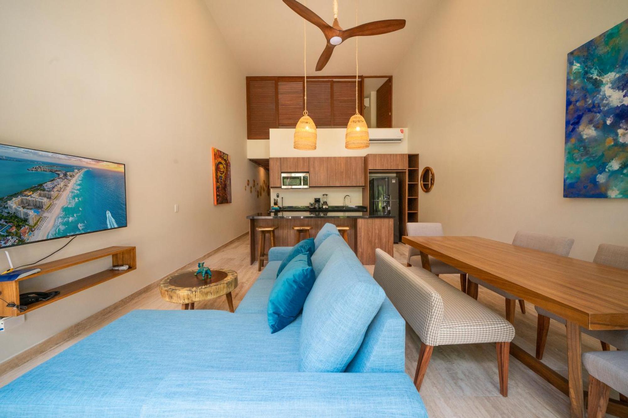 Ferienhaus Luxury 2 Bedroom - Infinity Pool At Awa Residences In Playacar, Awa 107 *